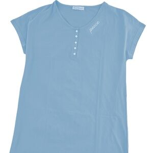 Word Warriors Summer House Dress - Blue | Faith-Inspired Sleep Shirt (Size S-2X)